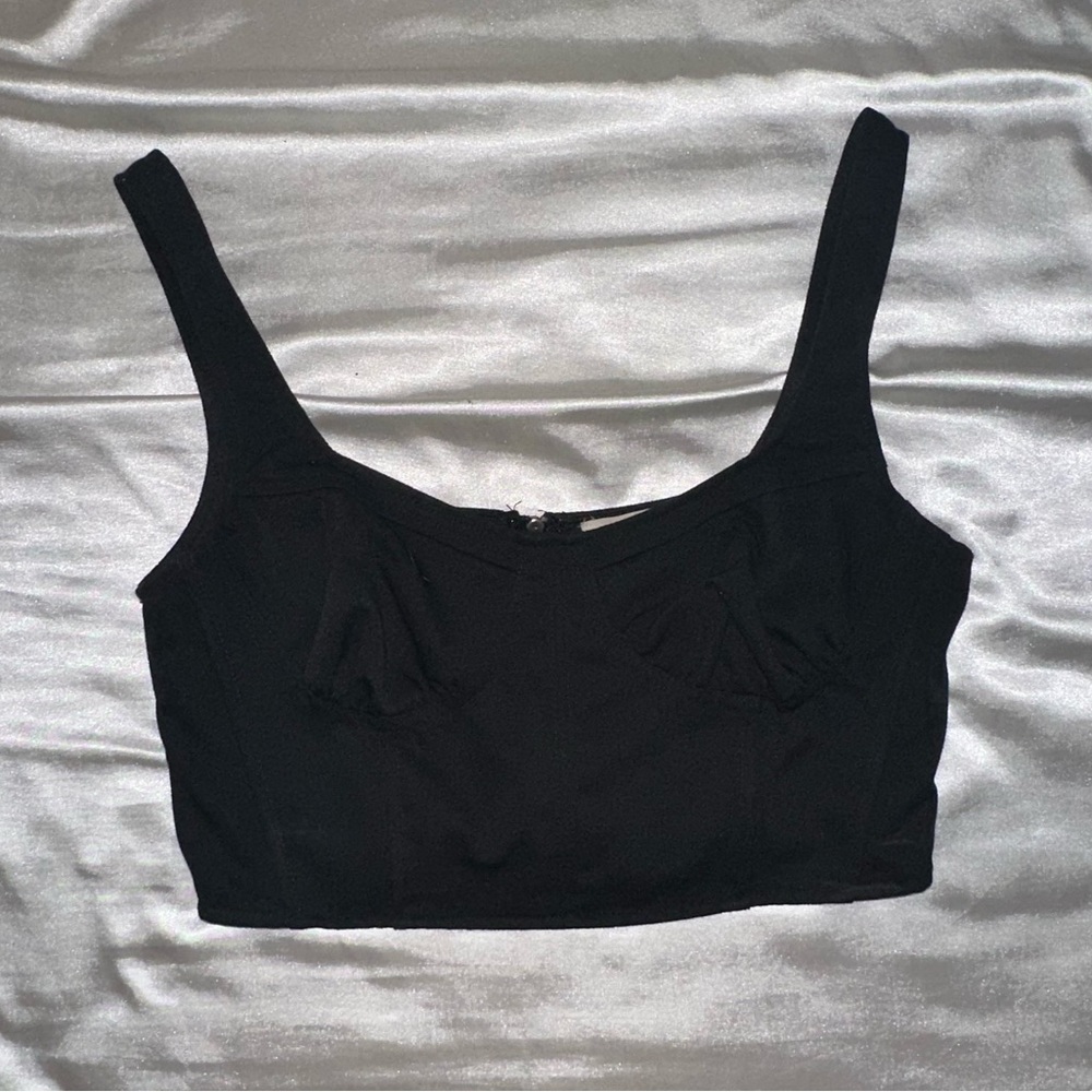 la hearts bustier corset top